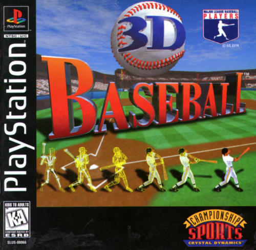 3D Baseball (USA) Cover